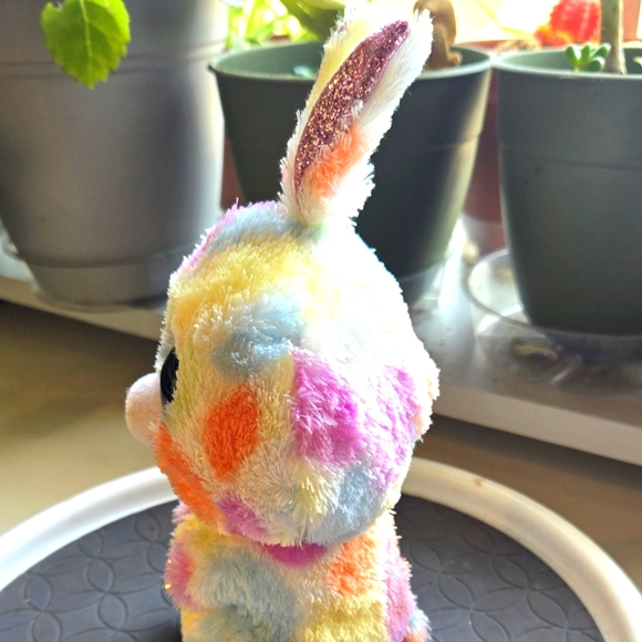 Ty Mini Backpack Fantasia the Unicorn and Bloomy the Bunny Ty Plush - Picture 3 of 8